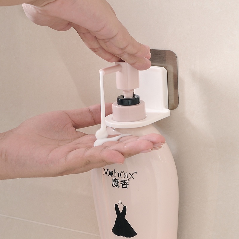 Giá treo chai sữa tắm Dầu gội Nước rửa tay dán tường