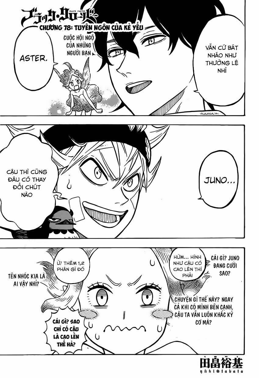 black clover - pháp sư không phép thuật chapter 78 2