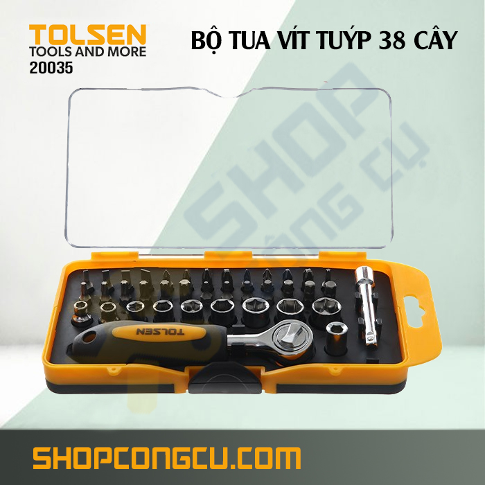 Bộ tua vít tuýp 38 cây Tolsen 20035