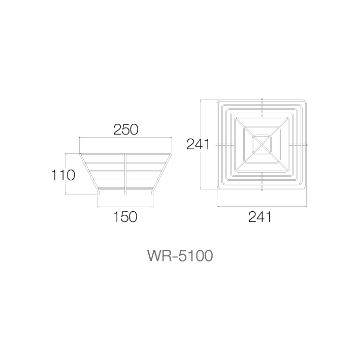 WR-5100 - Rổ đựng trái cây - SUS 304