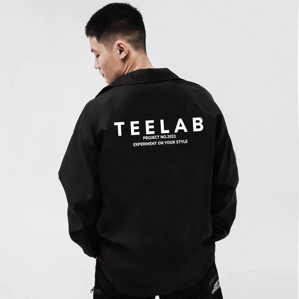 Áo khoác TEELAB jacket dù 2 lớp unisex - Áo khoác Ullzang Basic có form rộng XL - OCEAN.CLO