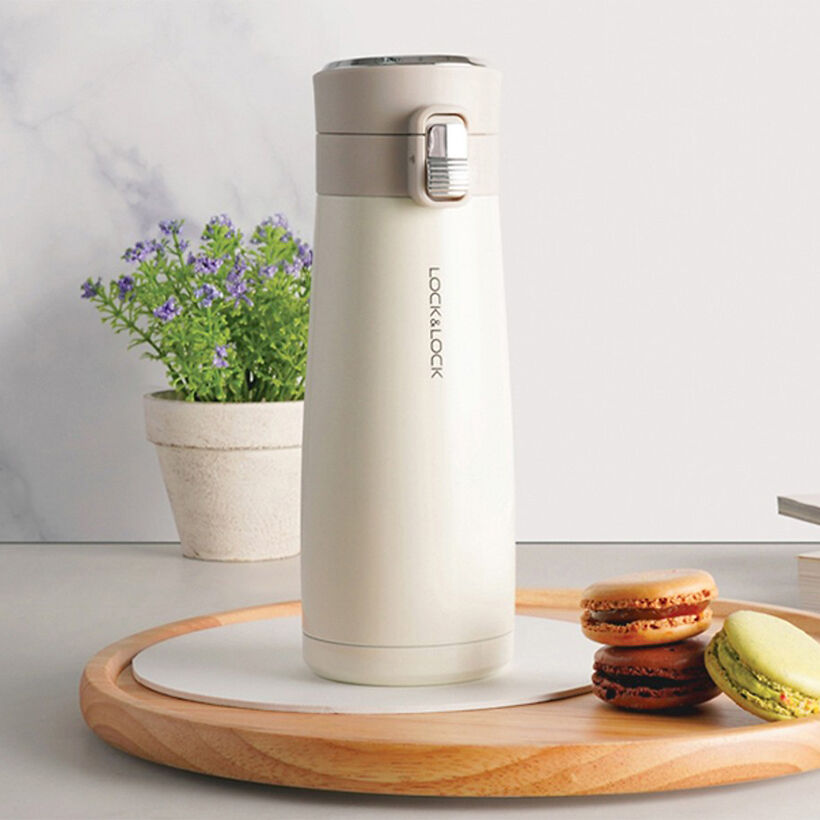 Bình giữ nhiệt Lock&amp;Lock Holiday Sunset Tumbler LHC3246 450ml - Hàng chính hãng, màu sắc thời thượng, chất liệu thép không gỉ