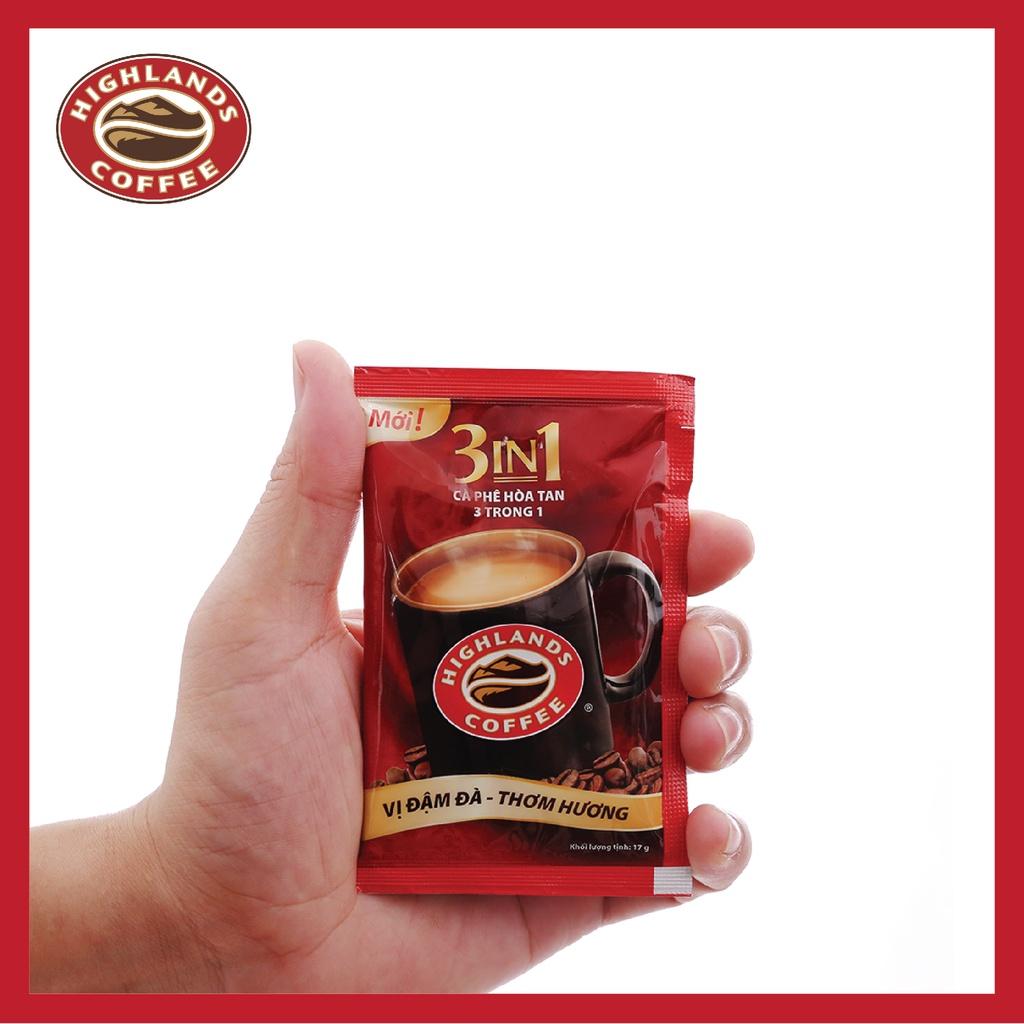 Combo 2 hộp Cà phê hòa tan 3in1 Highlands Coffee 20 gói - 17g