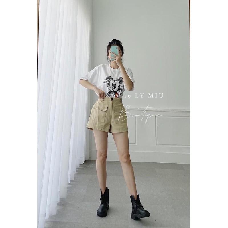 SÉT MICKEY SHORT KAKI