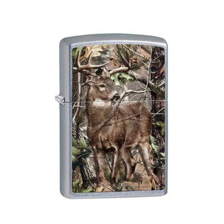 Bật Lửa Zippo Real Tree Apg Street Chrome Chính Hãng Usa