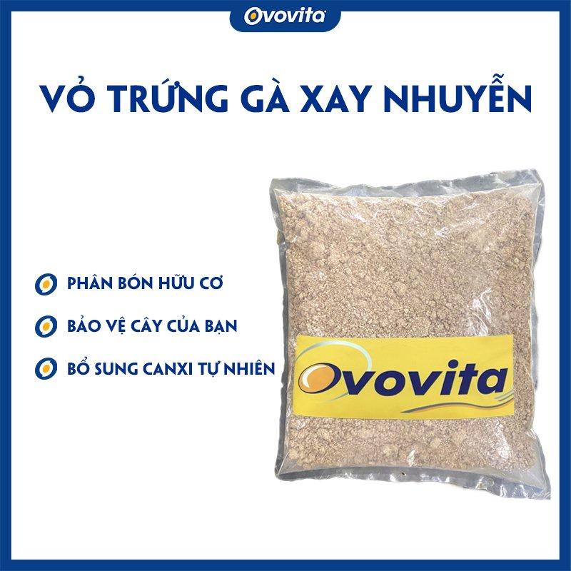 Vỏ Trứng Gà Xay Nhuyễn OVOVITA Túi 2kg Chăm Sóc Cây Trồng
