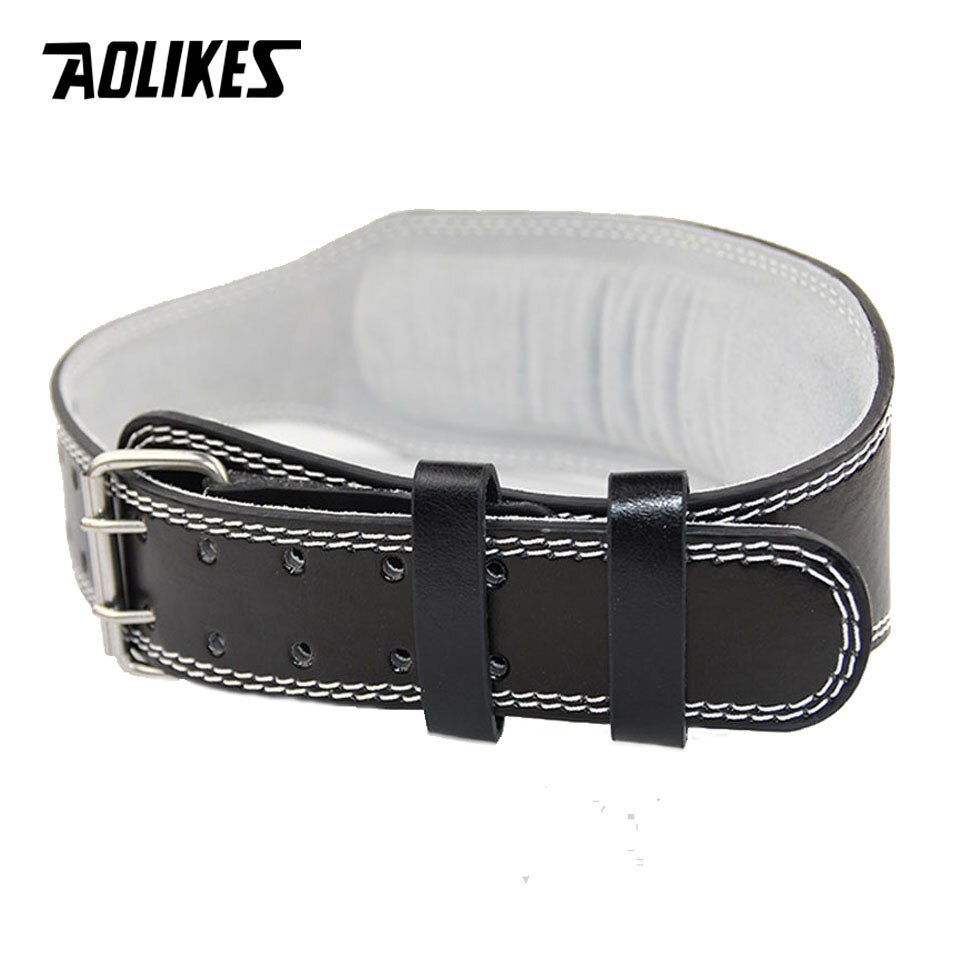 Đai lưng cứng tập thể hình da bò cao cấp AOLIKES A-YX048 weightlifting belt