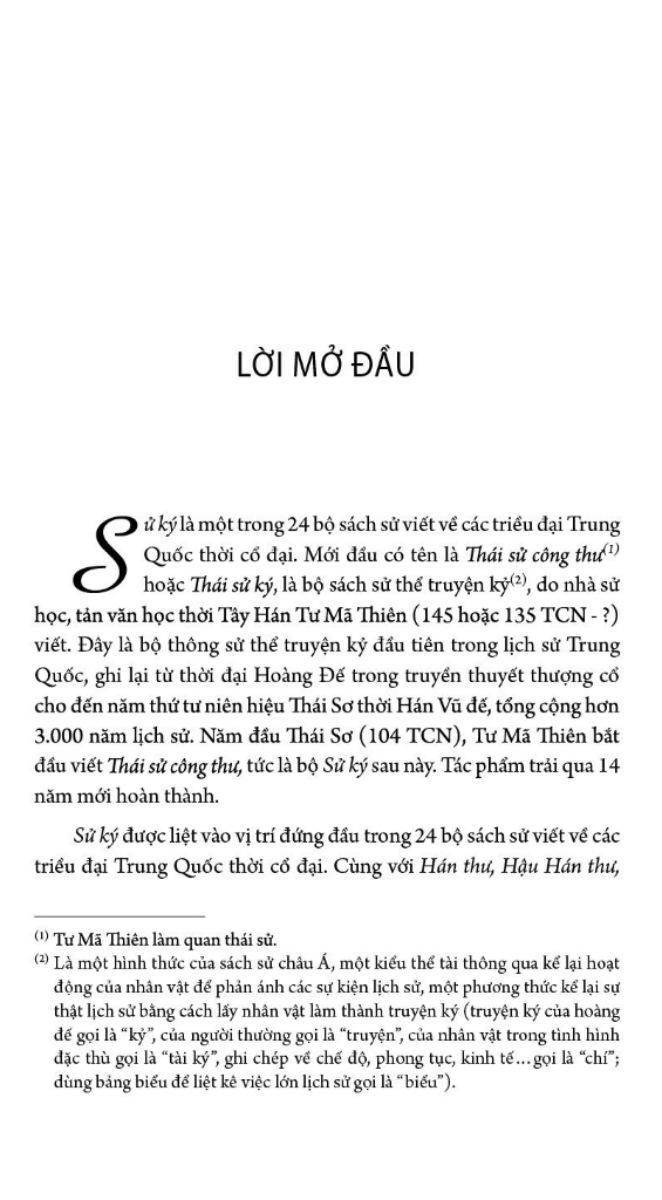 Sử Ký Bản Kỷ _KV