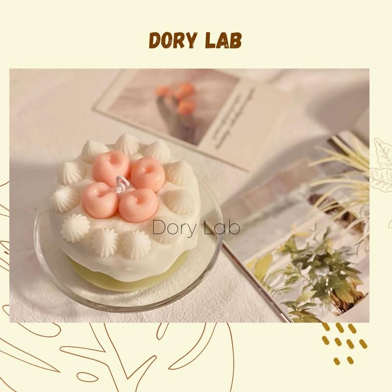 Nến Thơm Bánh Kem Cherry Chóp Kem Tinh D