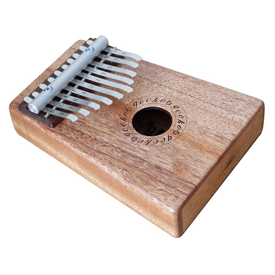 Đàn Kalimba Gecko 10 Phím Gỗ Mahogany K10M Kèm Kèn Kazoo