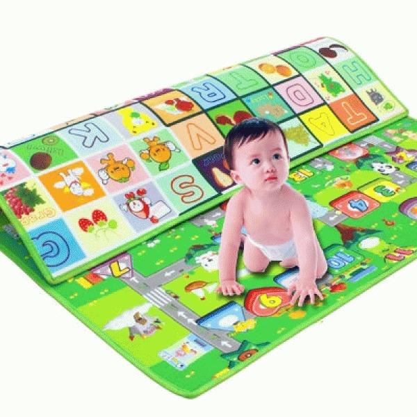 Thảm Chơi 2 Mặt Cho Bé Maboshi (1m8 x 2m) - Hàng Chất Lượng