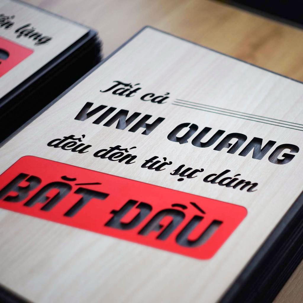 Tranh động lực TBIG111: Tất cả vinh quang đều đến từ sự dám bắt đầu