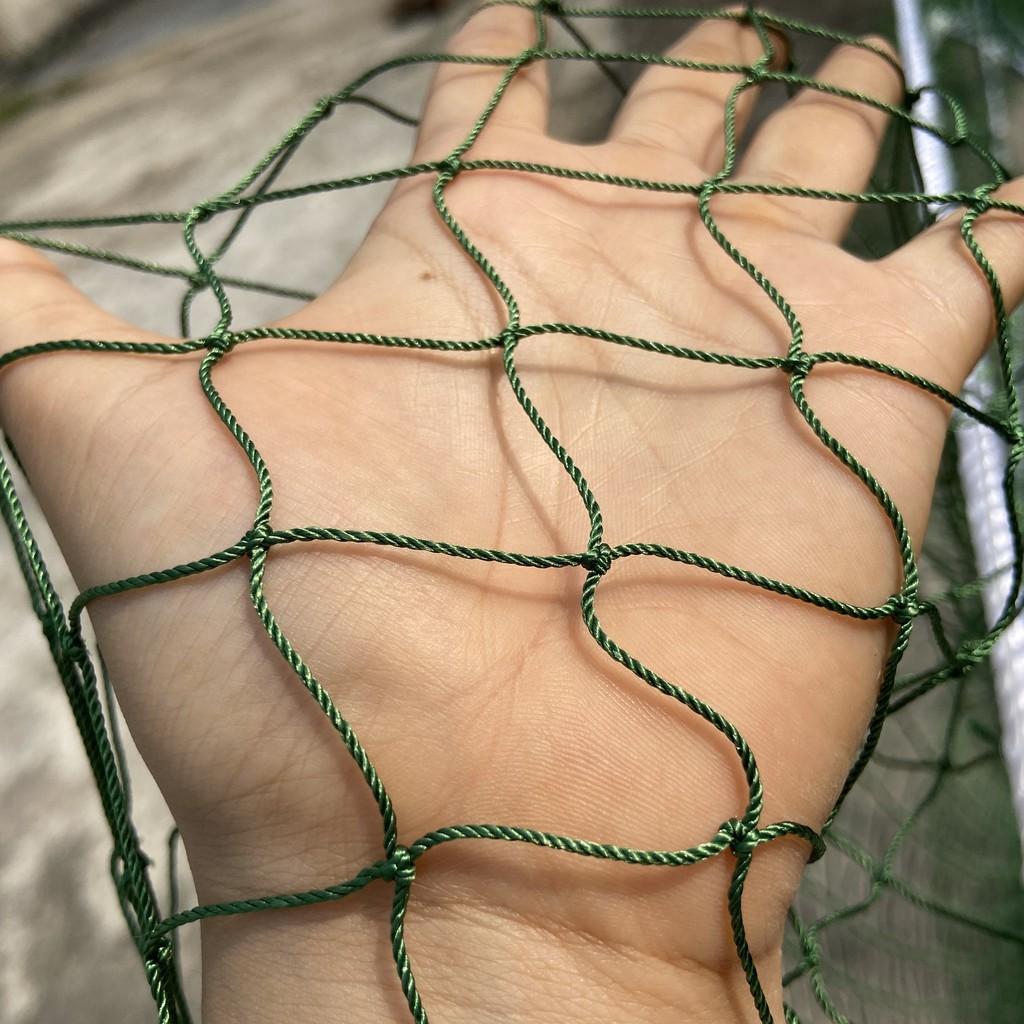Lưới vét cá bằng dù Thái Lan dài 150m cao 7m túi 14m mắt 6cm sợi 21 chuyên kéo hồ to và biển