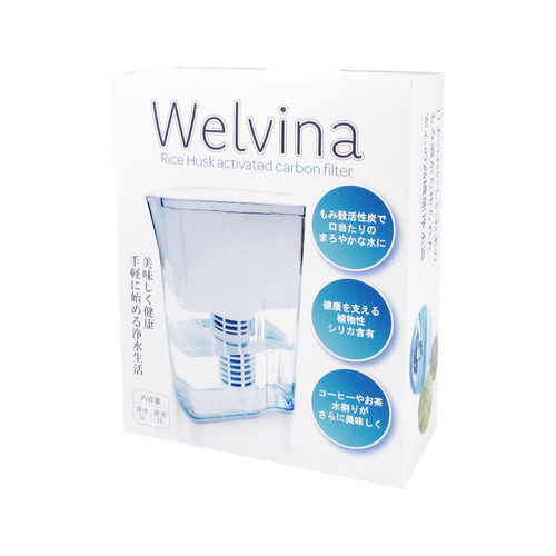 Bình lọc nước khoáng silica cầm tay Welvina/Hàng nhập khẩu