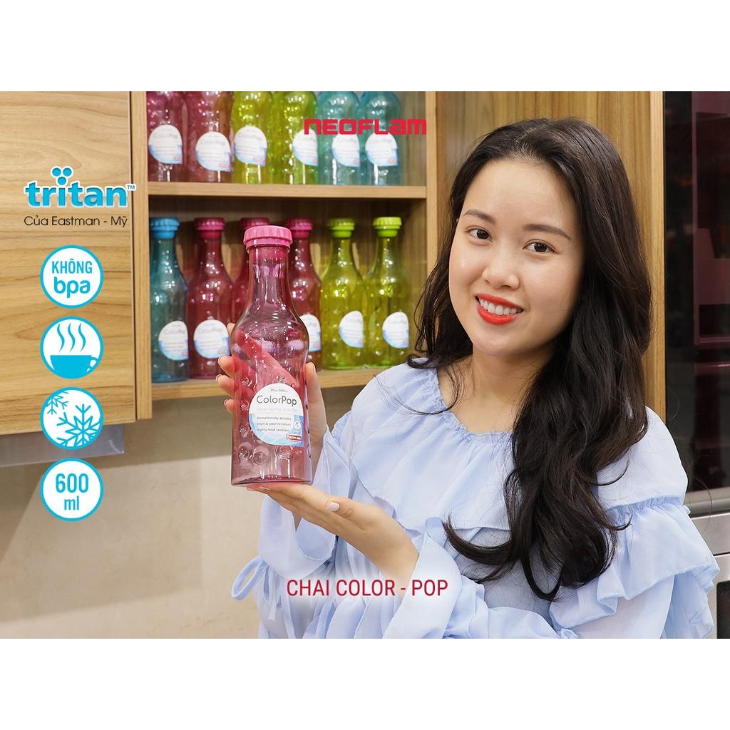 IMat-Chai nước Color-Pop 600ml, nhựa tritan an toàn