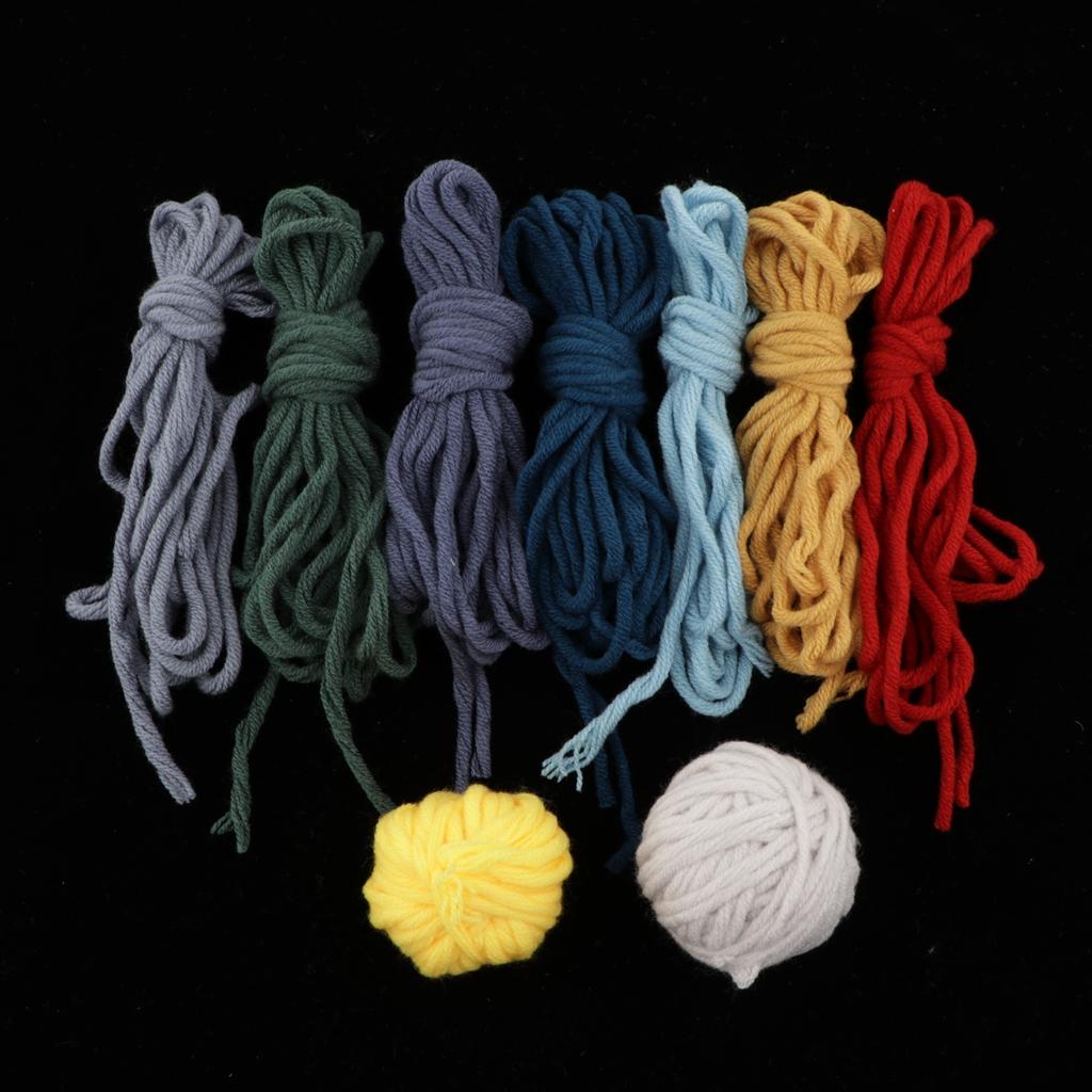 2Sets Punch  Kits Rug-Punch Beginner Kit DIY Crafts 20cm