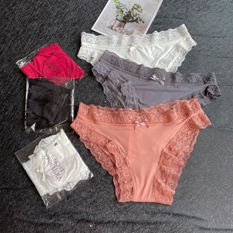 Quần chip Victoria Secret, set quần lót nữ xuất xịn