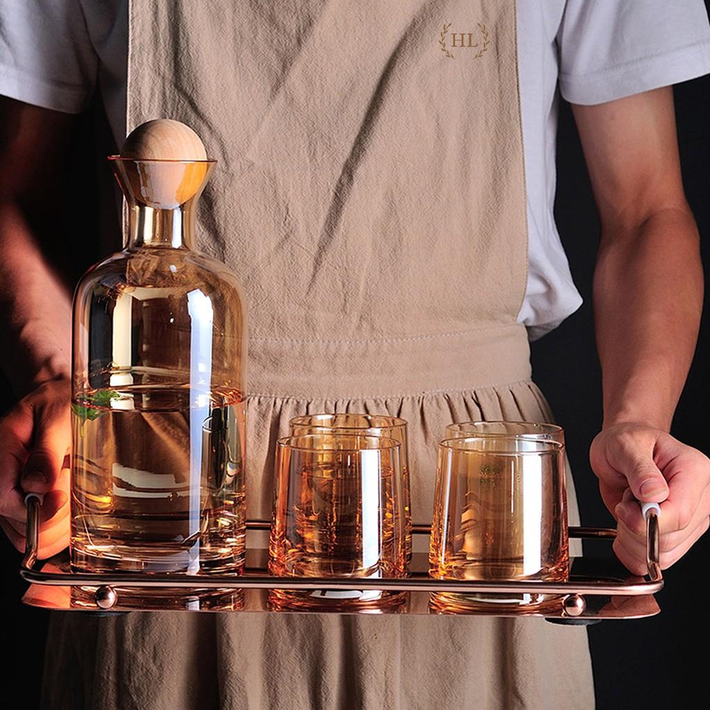 Bình Thủy Tinh Núm Gỗ Phong Cách NORDIC | BÌNH THỦY TINH CHỊU NHIỆT DECOR CHẤT LIỆU BOROSILICATE 2022