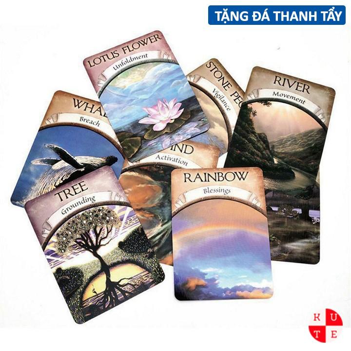 Bộ Bài Oracle Earth Magic 48 Lá Bài Tặng File Tiếng Anh Và Đá Thanh Tẩy