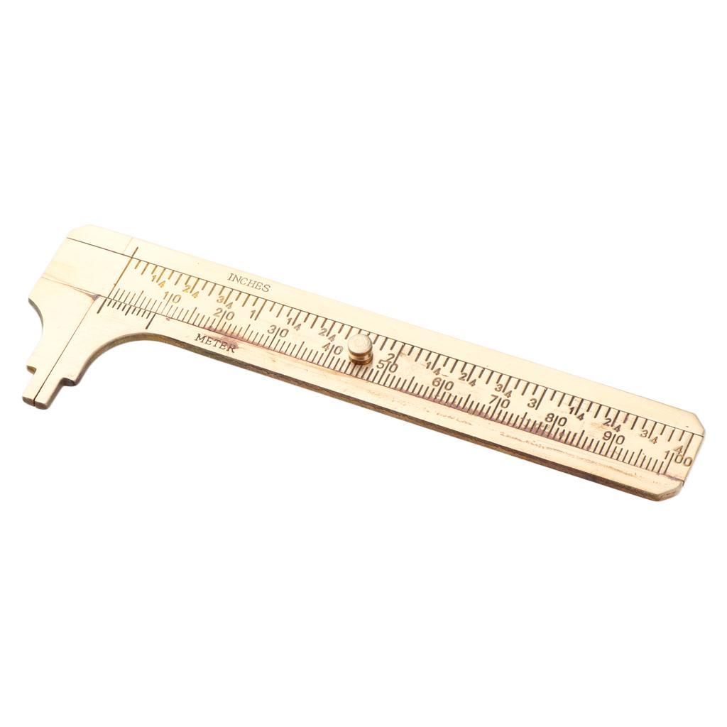 Mini Sliding Gauge Bead Wire Jewelry Measuring Pocket Caliper