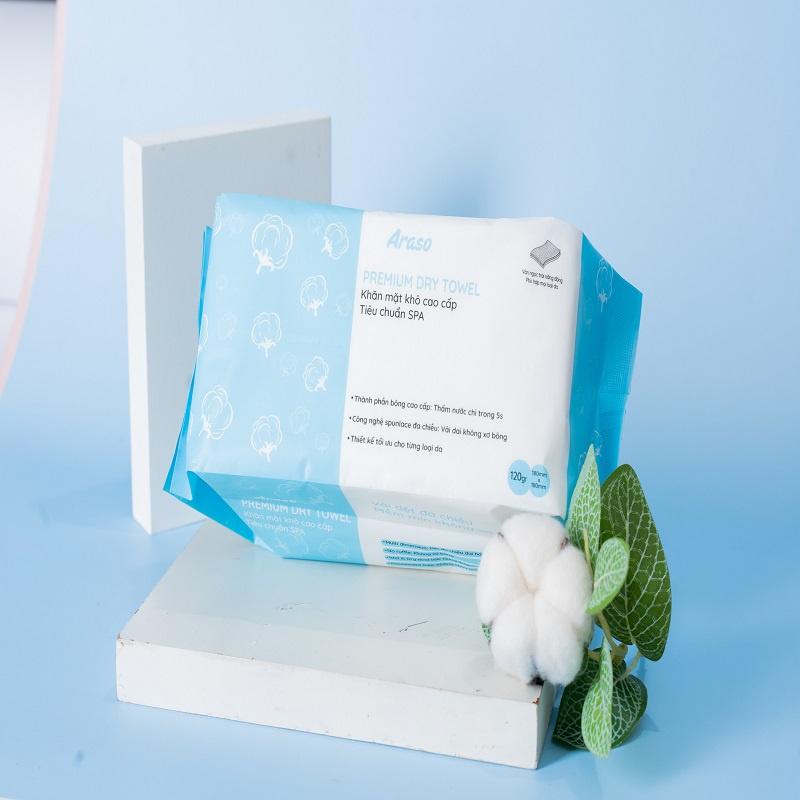 Khăn mặt khô Cao Cấp, khăn lau mặt dùng 1 lần an toàn cho mọi loại da