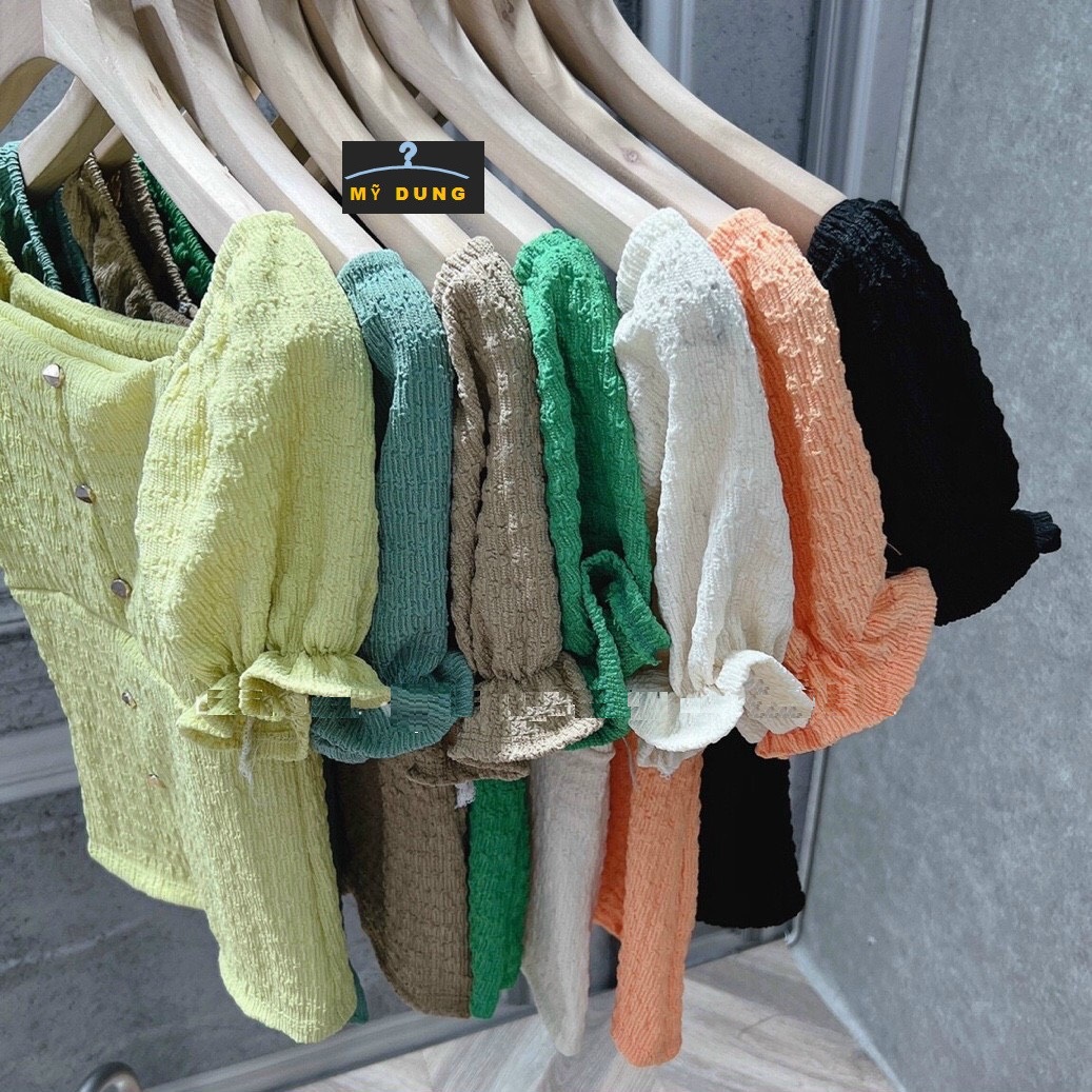 ÁO KIỂU TAY PHỒNG-MẶC ĐƯỢC 2 KIỂU- TRỄ VAI KHOE VAI TRẦN, ĐƠN GIÃN NHƯNG XINH CỰC NHOA