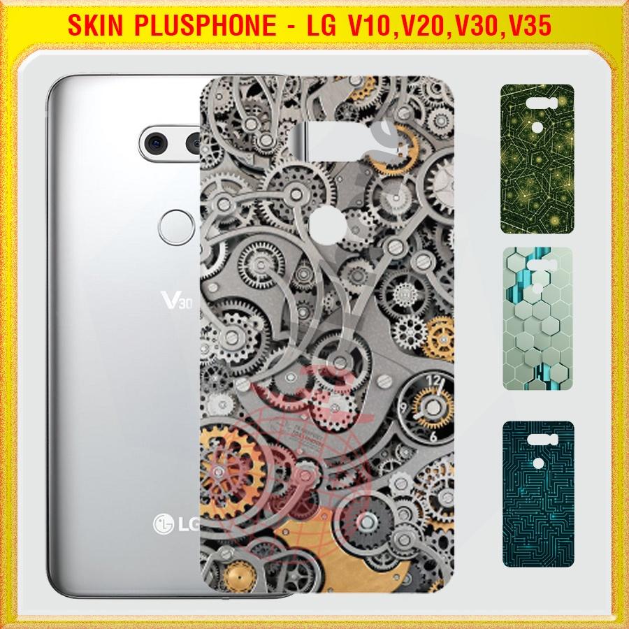 Dán Skin cho LG V10, V20, V30, V30 Plus, V35 thinQ in hình nhiều mẫu hot, độc lạ