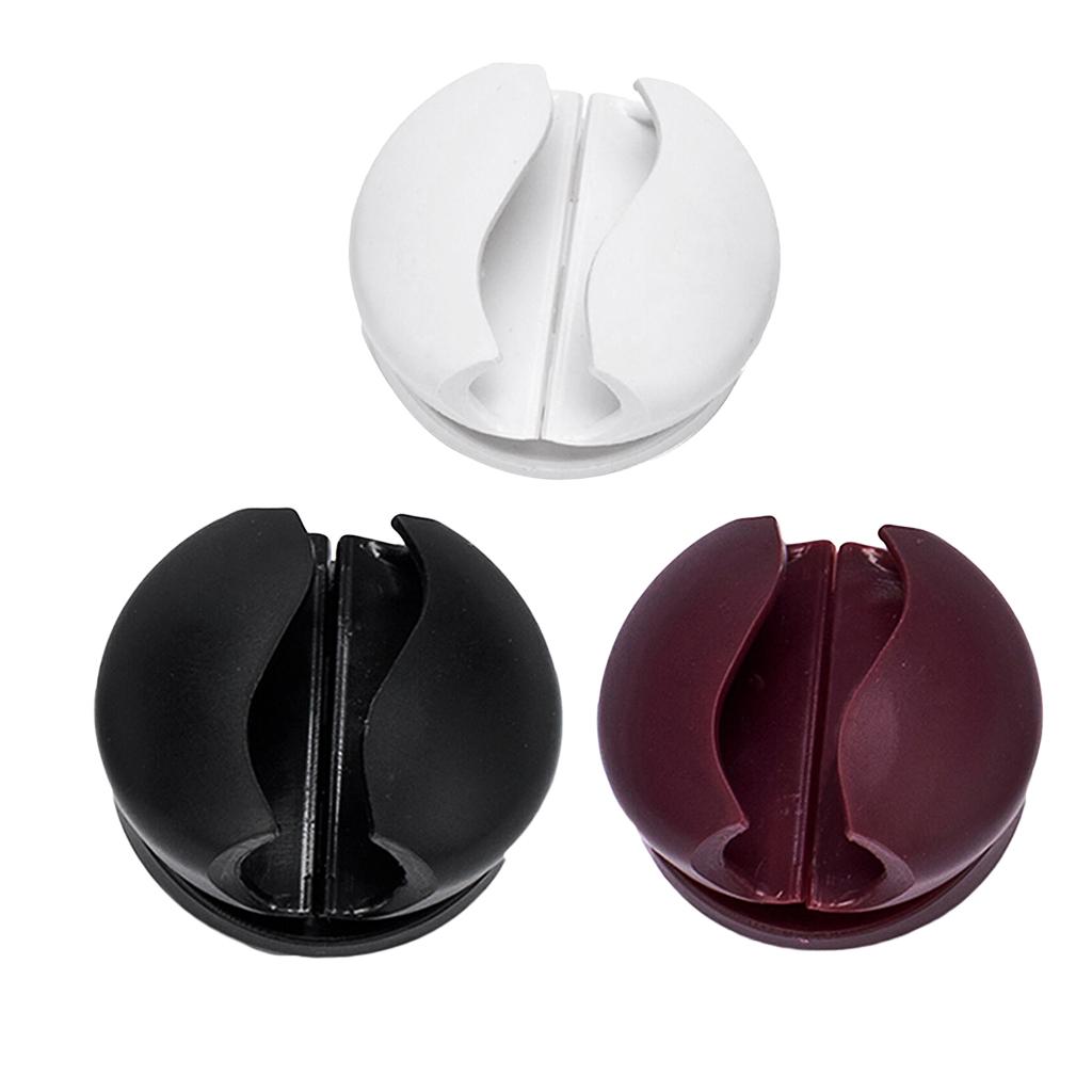 Cable Organizer Multipurpose Clips for Cables/Data Line/Mouse Wire White