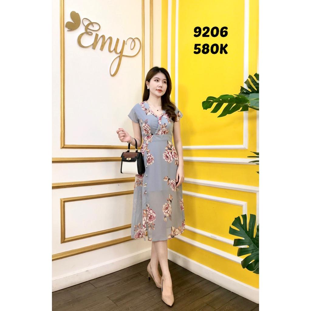 Đầm EMY EM9206 Xoè Cổ Đắp