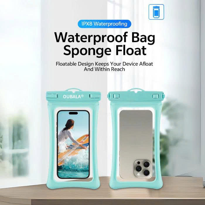 Túi Đựng Điện Thoại Chống Thấm Nước 30M OUBALA Đi Bơi Biển Lặn Nhiều Loại Kích Thước Iphone, Samsung - hàng chính hãng