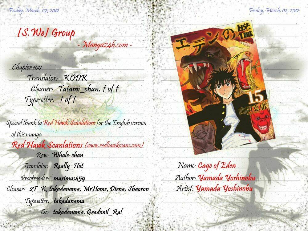 cage of eden chapter 100 1