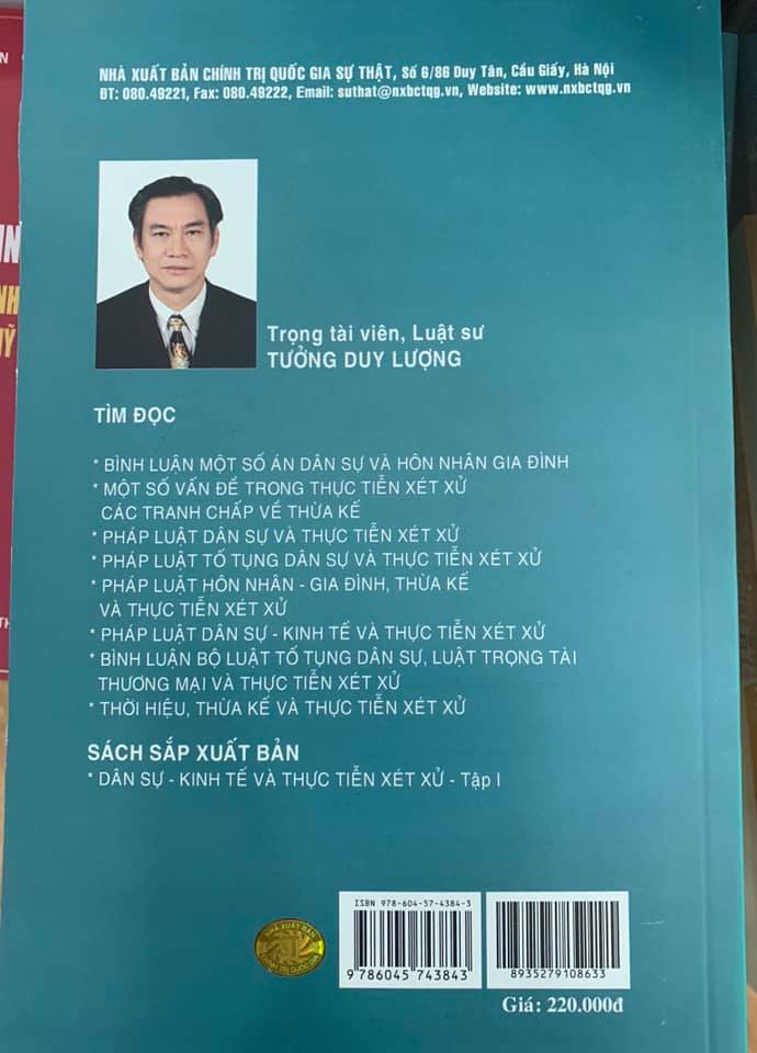 Pháp luật dân sự và thực tiễn xét xử
