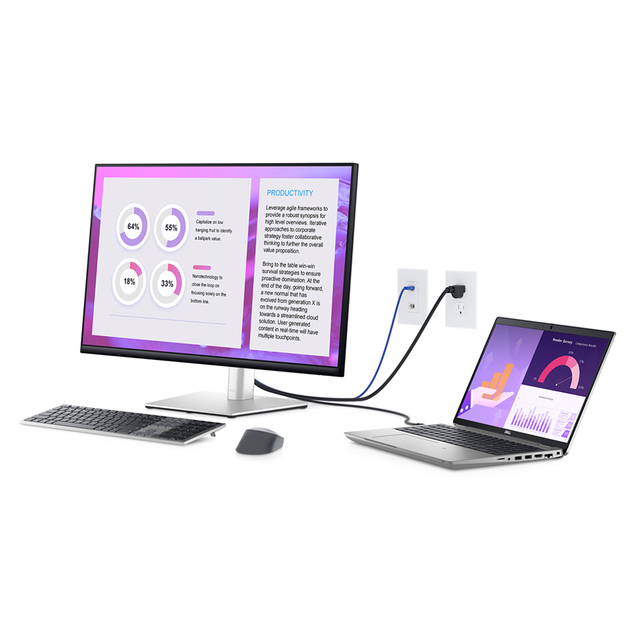 Màn hình máy tính Dell P3223QE 32" 4K - Hàng Chính Hãng