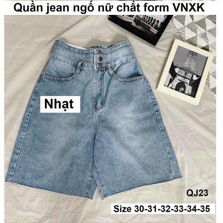 Quần Jean Ngố Nữ bigsize Chất Form VNXK QJ23
