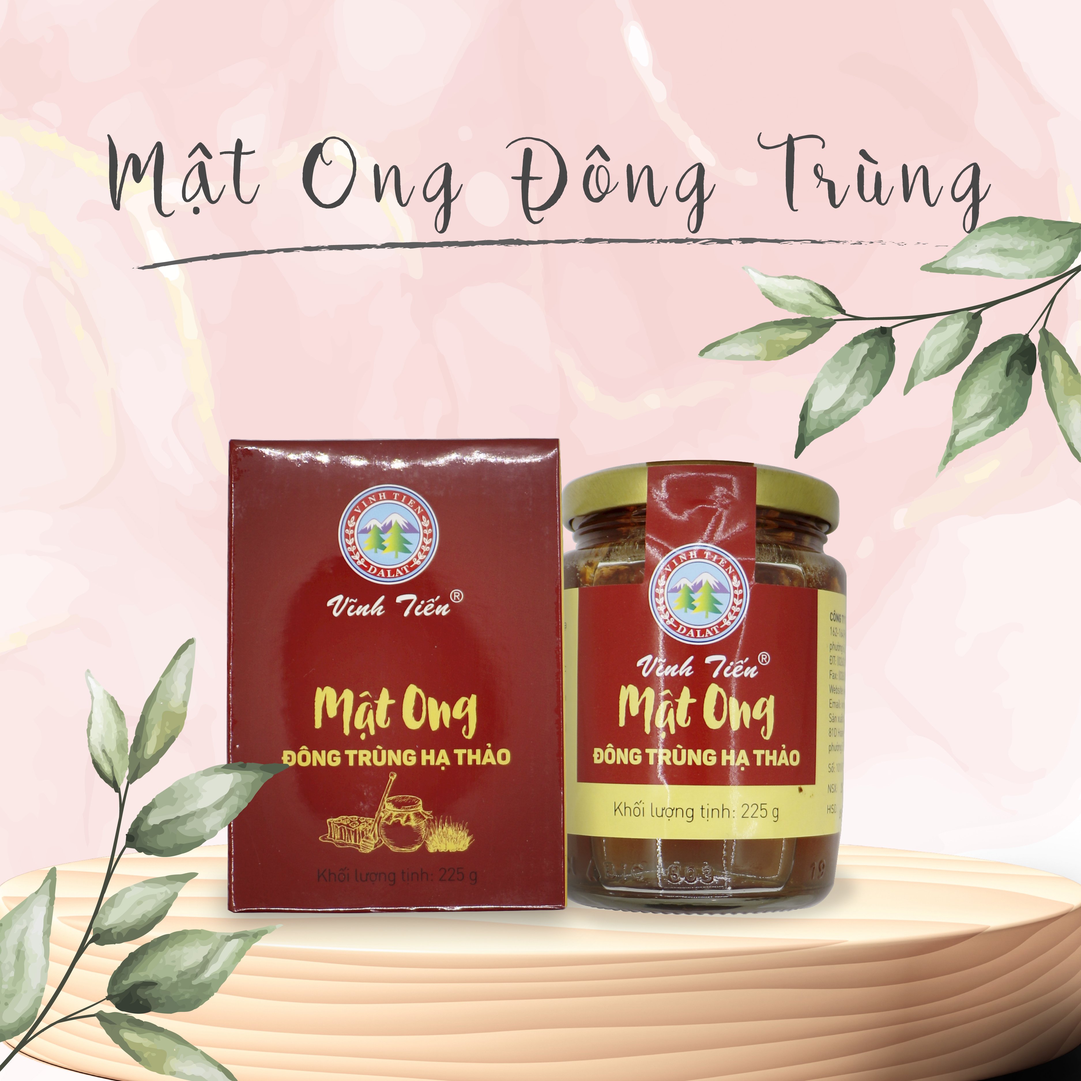 Mật Ong Đông Trùng Hạ Thảo Vĩnh Tiến - Nâng cao sức đề kháng.