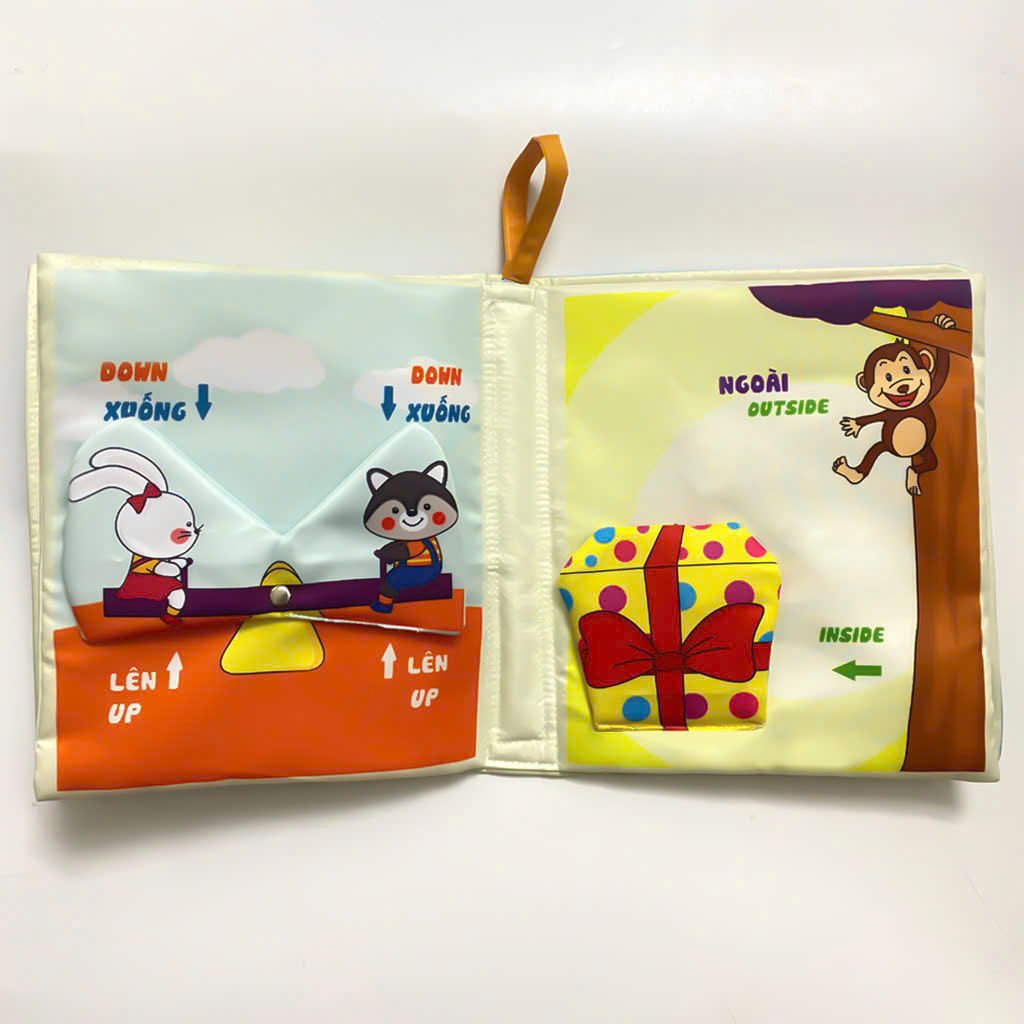 Sách vải Bé thấy gì nào? - Tương tác song ngữ cho bé học kĩ năng so sánh - Pipovietnam