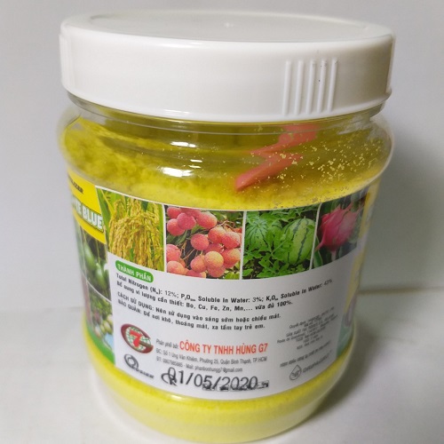 Phân Bón Hòa Tan Trong Nước – Sofertic NPK12-3-43+TE Blue Cho Cây Cảnh, Hoa, Rau Màu, Cây Ăn Trái