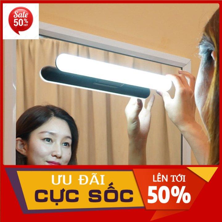 Đèn led 2in1 treo tường tích điện ,gắn bàn học , bàn làm việc, hỗ trợ ánh sáng chụp ảnh , không cần khoan