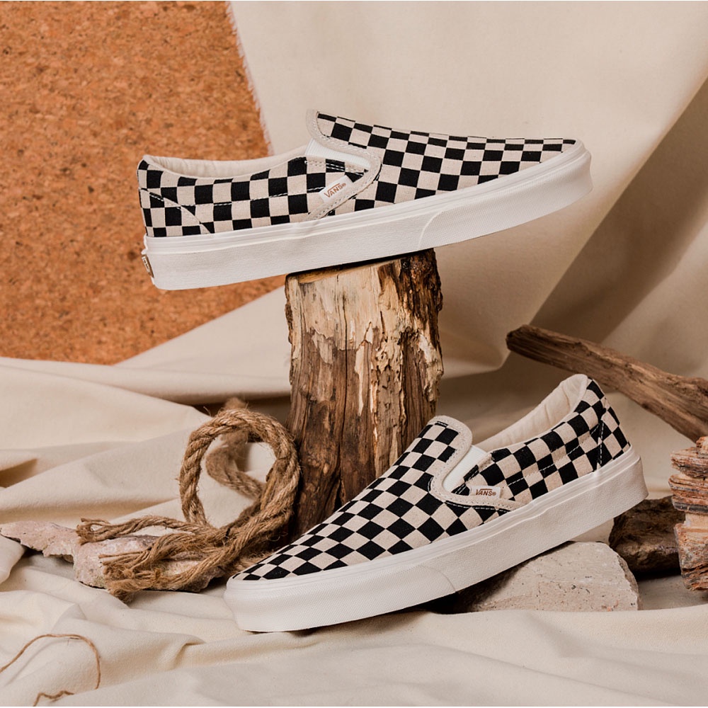 Giày Vans Classic Slip-On Eco Theory Checkerboard VN0A5JMH705