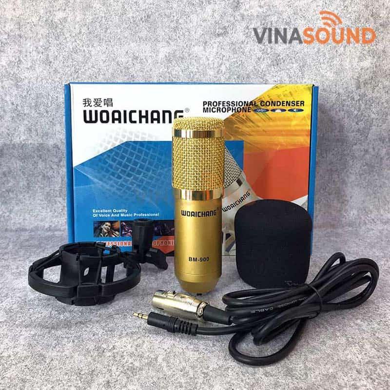 Micro Livestream BM900 Thu Âm Hát Karaoke Chuyên nghiệp