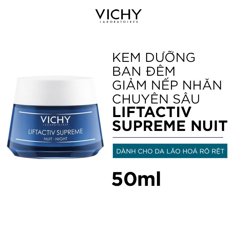 Vichy Kem Dưỡng Chống Nhăn Săn Chắc Da Ban Đêm Liftactiv Ds Night Cream 50ml