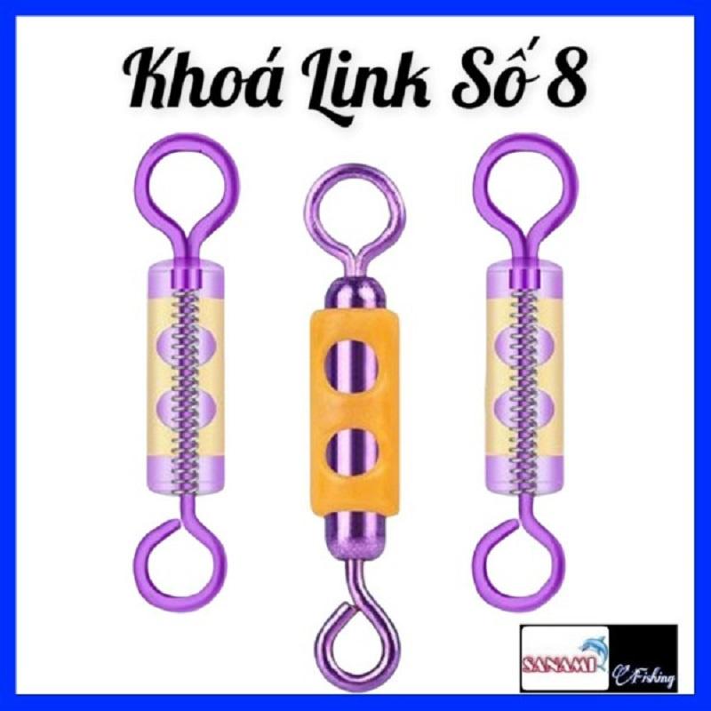 Sét 5 Khóa Link Ma Ní Buộc Trục Câu Đài Câu Đơn Sanami Fishing Store - Chống Xoắn Cao Cấp SPK-38