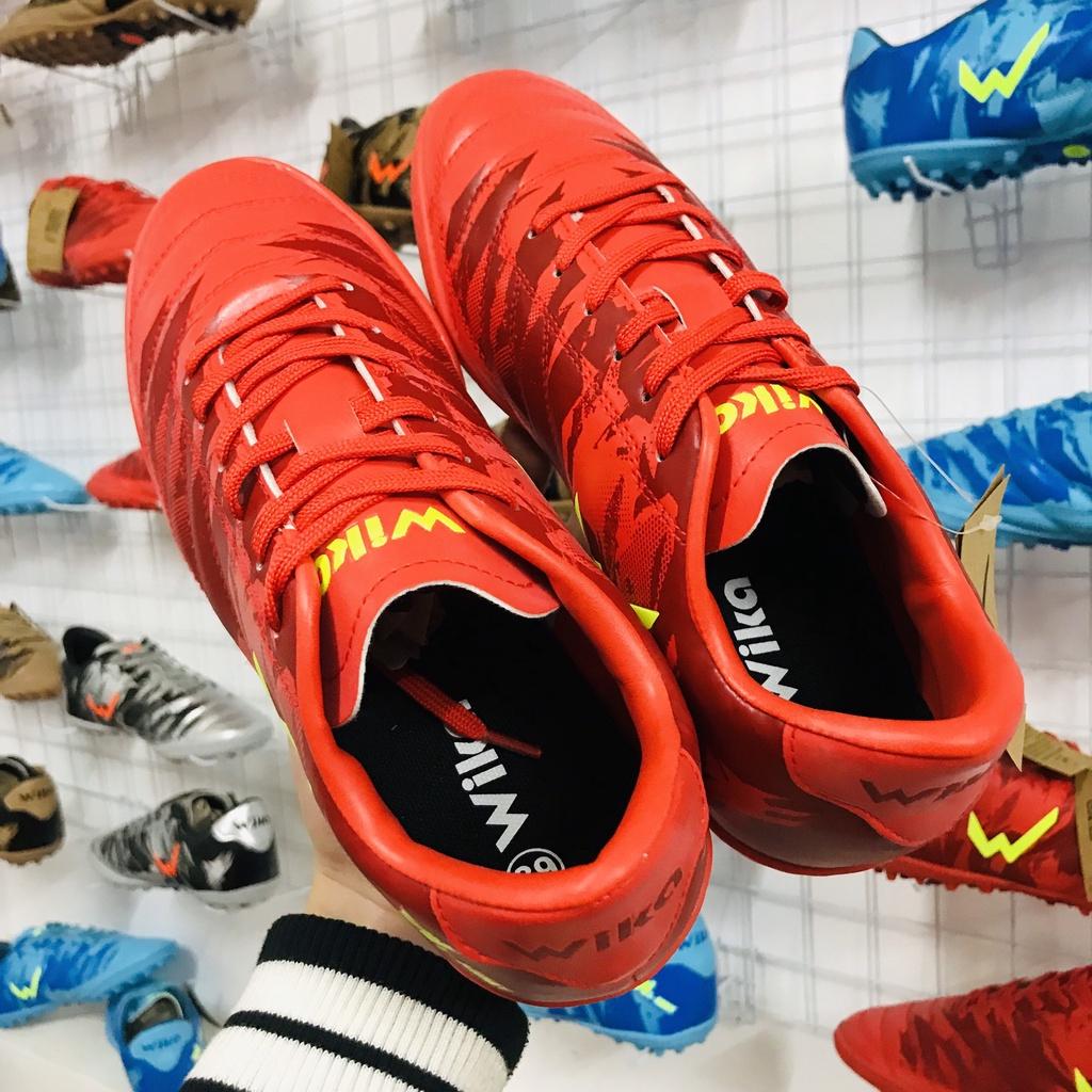 Hình ảnh Siêu phẩm đôi giày thể thao đá bóng cao cấp Wkia Army Đỏ