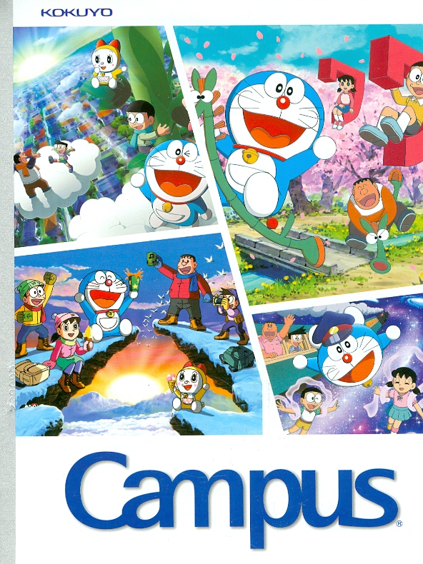 Tập Campus NB-ADWL96 DORAEMON WONDERLAND 96 trang 4 ô ly (mẫu ngẫu nhiên)