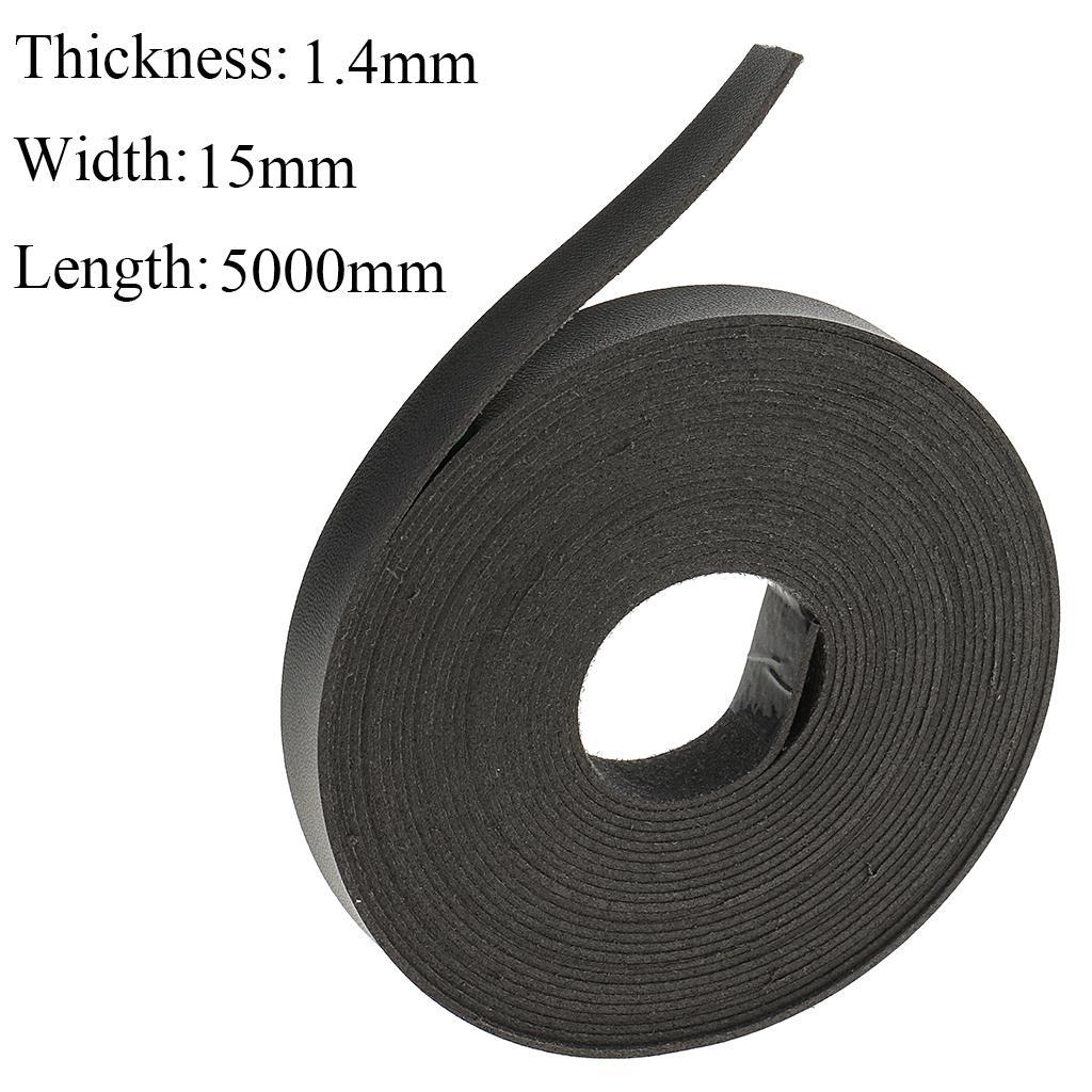 3 Pieces Assorted Color DIY Crafts Leather Strap Strip 15mm Wide