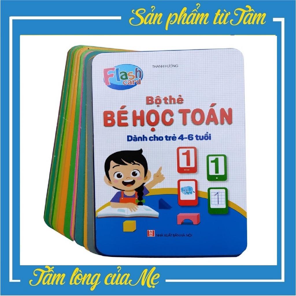 Bộ Thẻ Bé Học Toán - Tư Duy Toán Học Cho Bé Từ 4 Đến 6 Tuổi Học Số Và Phép Tính