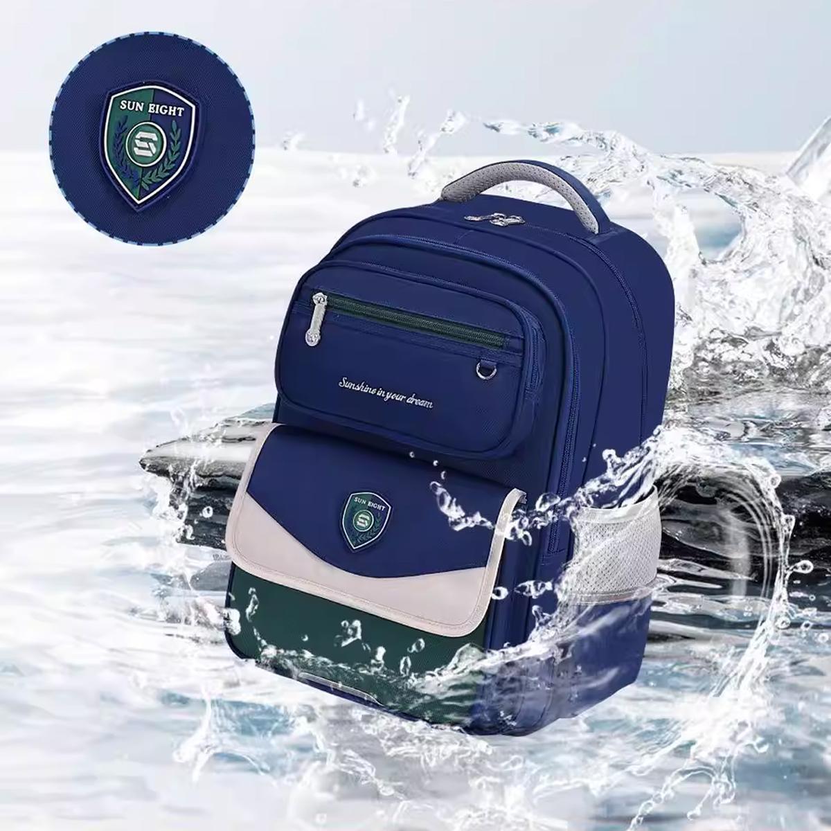 Ba Lô Chống Gù - Sun Eight 22339 - Màu Hồng Tím, Xanh Navy, Đỏ, Nâu, Xanh Lá