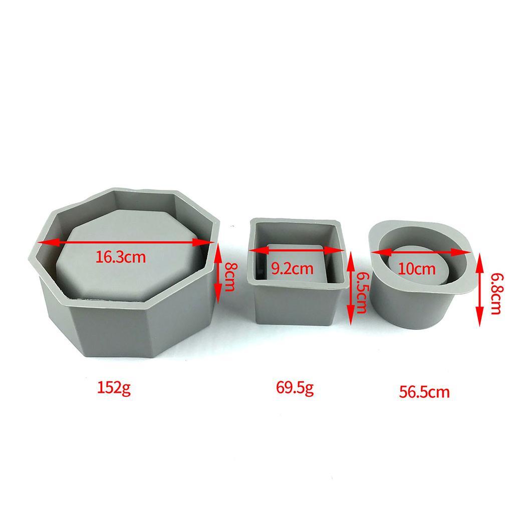 Small Planter  Small Plant Molds Concrete  for DIY Crafts Making