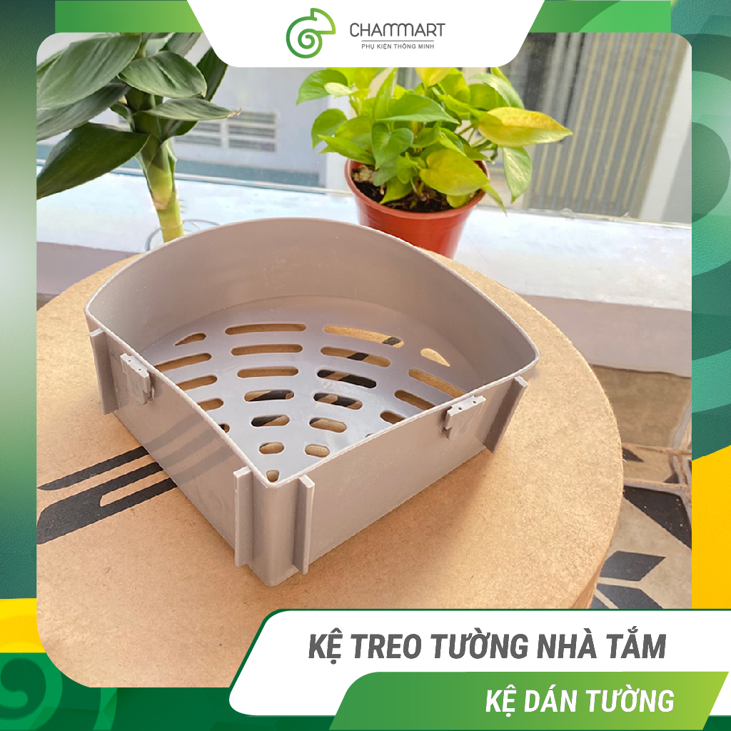 Kệ treo tường nhà tắm nhà bếp XIHONG kệ góc đựng đồ đa năng dán tường chịu lực không khoan đục lỗ