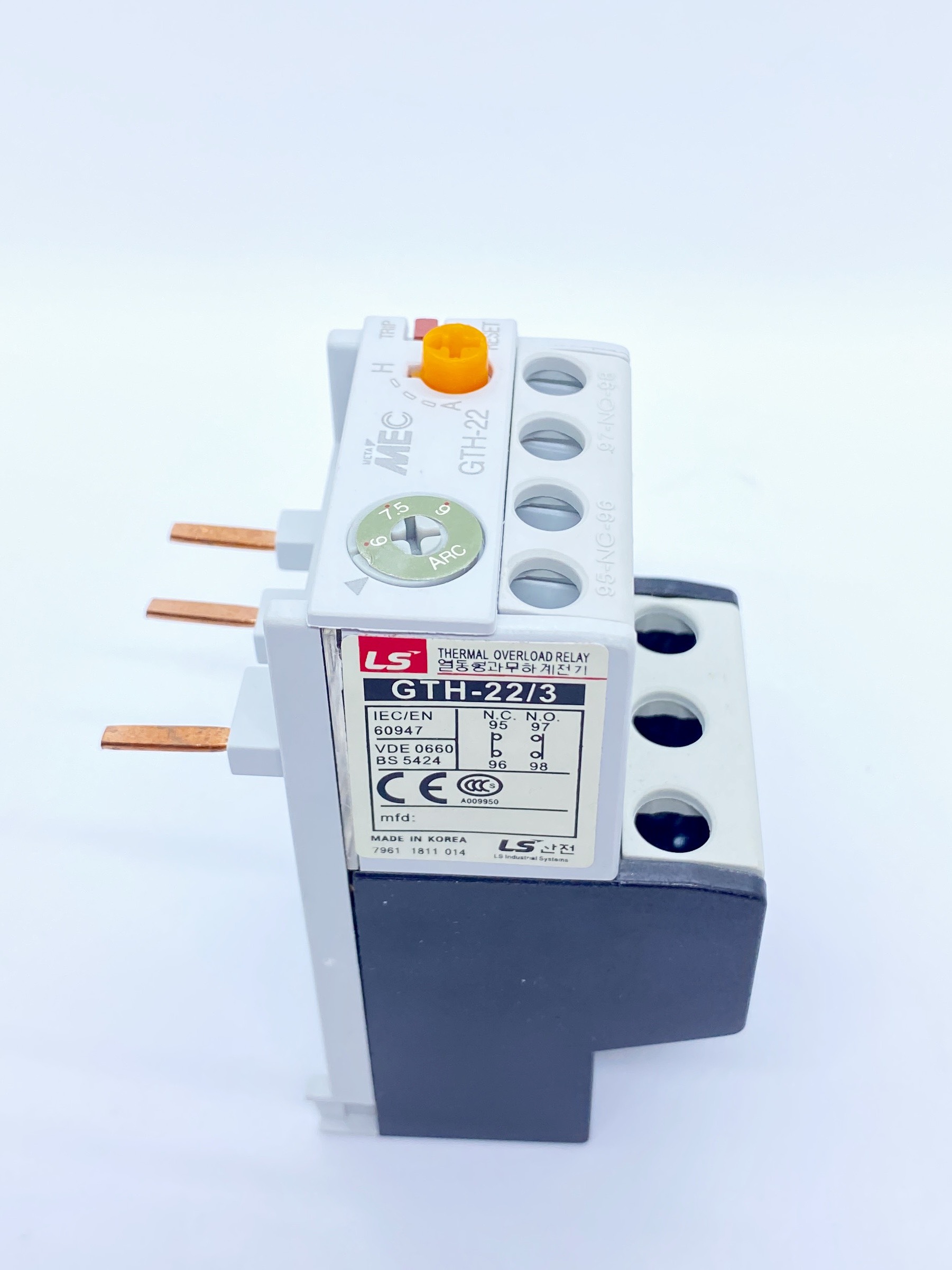 Relay Nhiệt GTH - 22 Chỉnh Từ 6A Đến 9A - LS
